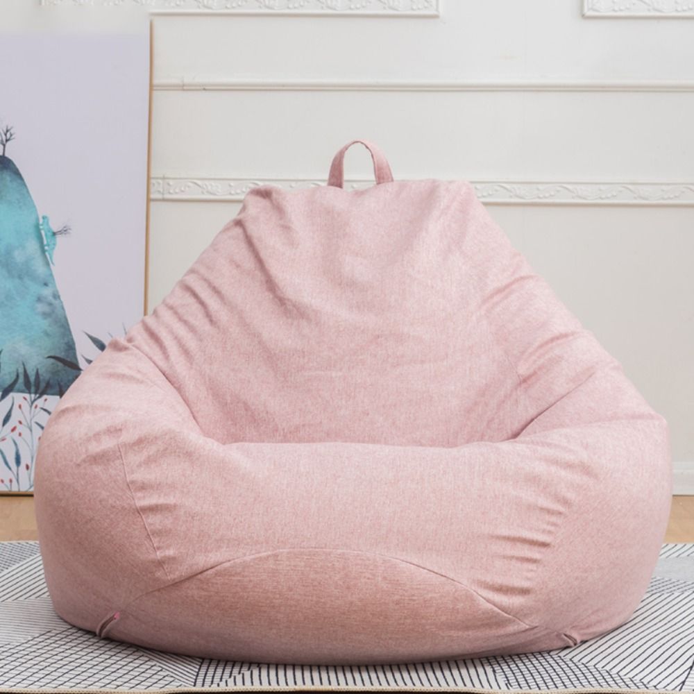 Floor Cushion Pouf - Bequemer Sitzsack-Sofabezug, abnehmbarer, atmungsaktiver, fauler Sofabezug,