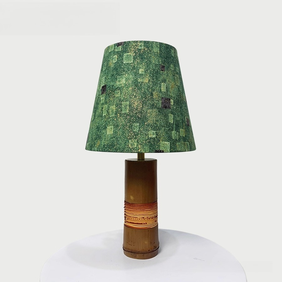 Home Textiles Importers In Usa - Tischlampe aus natürlichem Rattan und importiertem