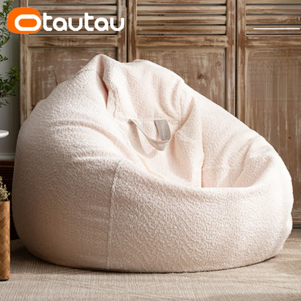 Floor Cushion Pouf - Otautau dicke weiche Chenille Vevet Sitzsack
