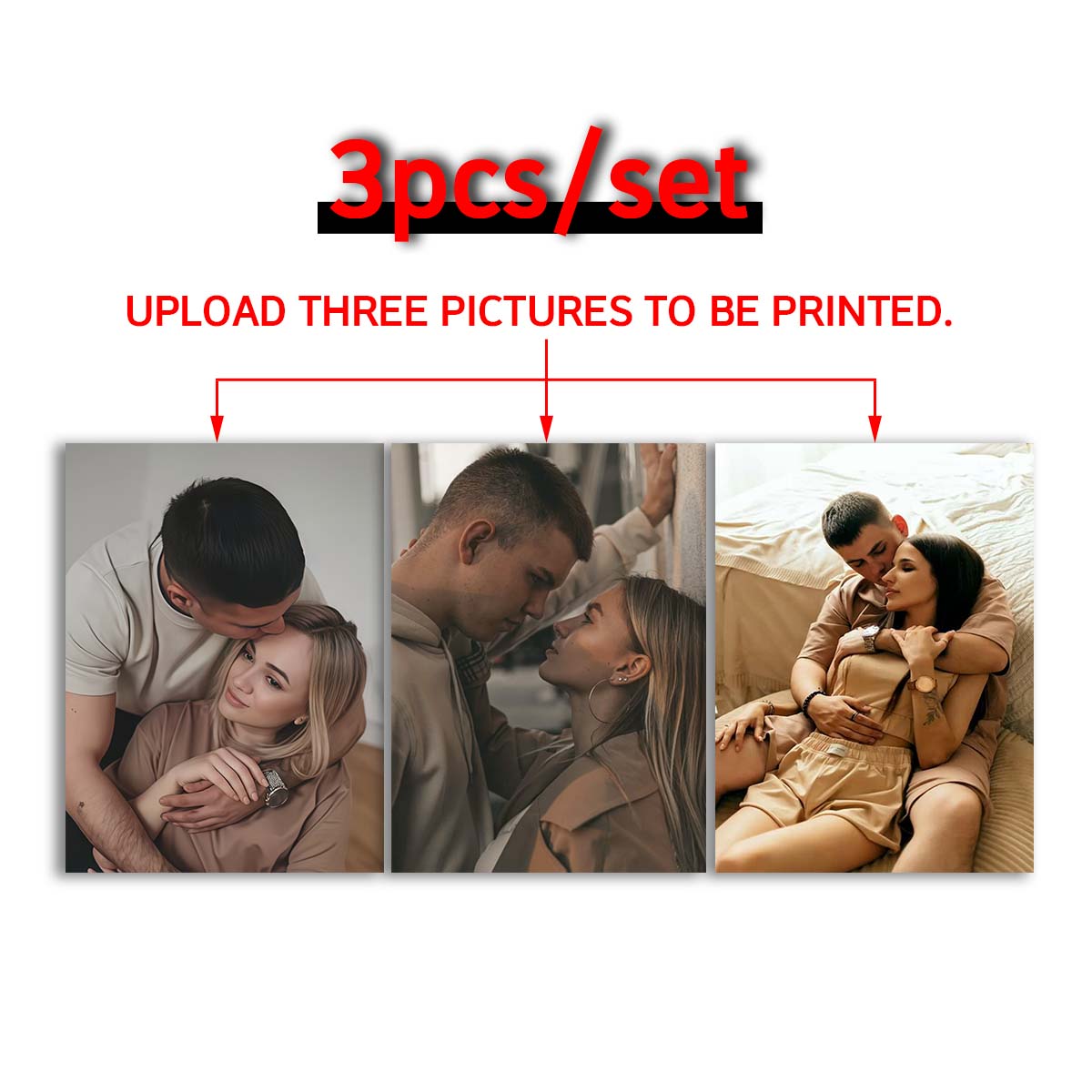 Triptychon - 2D-Foto-Holzrahme – Home Textiles Bewertung und Preis