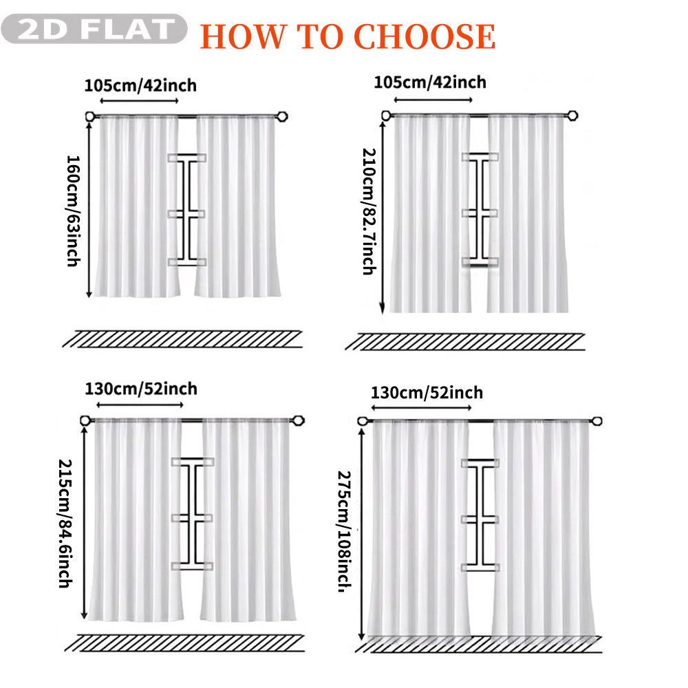 Maßgefertigte 2D Flache 2-teil – Home Textiles Bewertung und Preis