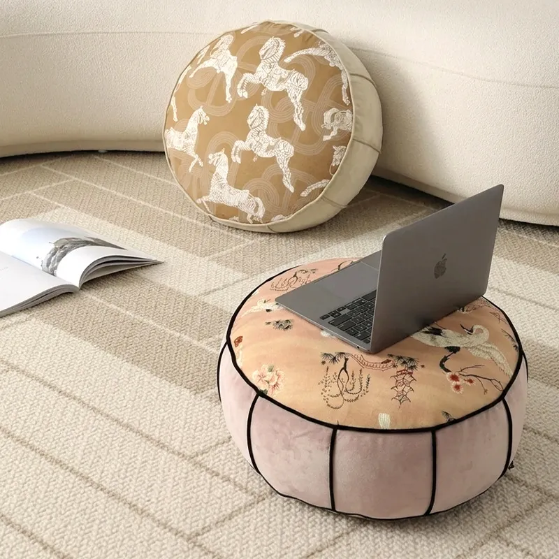 Runder Bodenpouf im chinesisch – Floor Cushion Pouf Bewertung und Preis