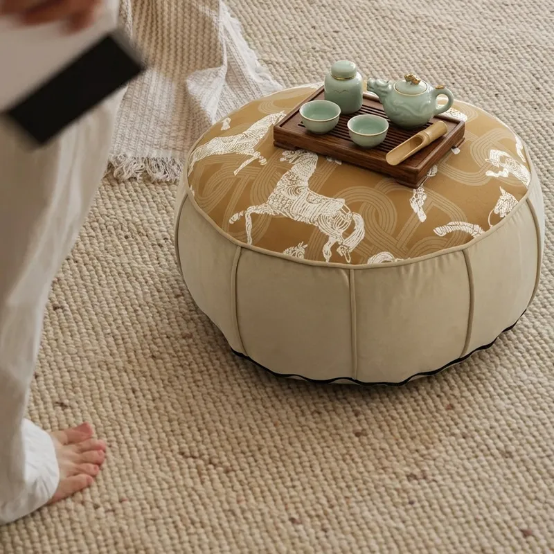 Runder Bodenpouf im chinesisch – Floor Cushion Pouf Bewertung und Preis